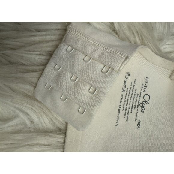 Olga Size 44DD No Side Effects Contour Underwire Bra Ivory GF6781A - Picture 7 of 12
